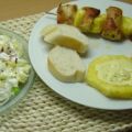 Hähnchen-Ananas-Spieß