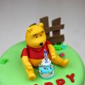 Winnie Pooh Torte {1st Birthday Cake}
