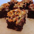 Pretzel Caramel Brownies
