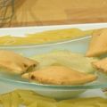 Frittierte Ravioli mit Spargel in würziger[...]