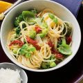 Scharfe Brokkoli-Spaghetti