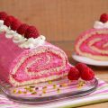 Himbeer-Quark-Roulade