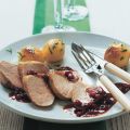 Schweinefilets mit Cranberry-Sauce