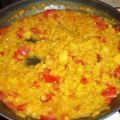 Indisches Dhal-Curry mit gelben Linsen