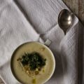Pastinakencremesuppe mit Petersilien Gremolata