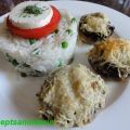 Gemüse:   CHAMPIGNON gefüllt mit Hack