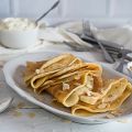 Mandarinen-Käse-Sahne Crêpes {Werbung[...]