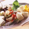 Käse und Gemüse