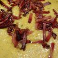 Gemüse-Käse-Suppe mit südtiroler Schinkenspeck