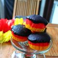 Schwarz Rot Gold EM - Muffins