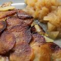 Blutwurst in der Kartoffelrosette