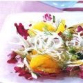 Fenchel-Rohkost mit Radicchio und Orangen