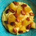 Orangenpolenta mit Mandeln