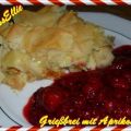 ~ Auflauf süß ~ Grießbrei mit Aprikosen