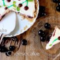 A little bit messy: No-bake Cherry Cheesecake