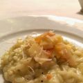 Gorgonzola Risotto mit Äpfeln und Ziebeln