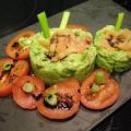 Avocado mit Lachs