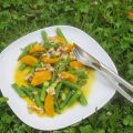 Spargelsalat mit Orangen-Honig-Vinaigrette