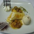 Creperöllchen mit Vanillequark gefüllt, an[...]