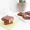 Schokobrownies mit Kakaoglasur [Gastbeitrag]