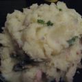 Kartoffelpüree mit Champignons und Speck