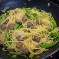 Pasta : Spaghetti mit Cevapcici-Hack und[...]