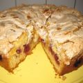 Kirschkuchen mit Baiserhäubchen