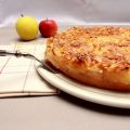 Leckerer knuspriger Apfelkuchen