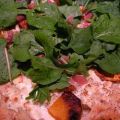Kürbis-Rucola-Pizza