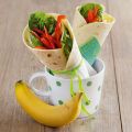 Käse-Paprika-Wraps