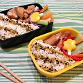 Bento No. 017 - Reis und Honey Chicken