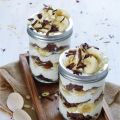 Banana Split im Glas