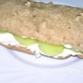 Baguette mit Pellartoffel und Ei