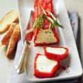 Paprika-Ziegenkäse-Terrine
