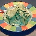 Gurkensalat mit Dill-Sahne