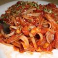 Pfannengericht: Linguine mit Tomaten-Wein-Suga[...]
