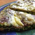 Omelette mit grünem Spargel