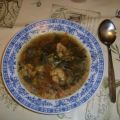 Romanesco-Blumenkohl-Suppe mit Pak Choi Senfkohl