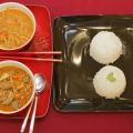 Thai Curry rot und gelb mit Rind, Tintenfisch[...]