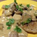 Escalope de porc aux champignons