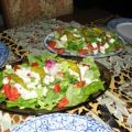 Gemischtes Salat mit Fetakäse