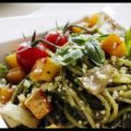 Rezept vom 23.05.2016: Pesto Spaghetti mit[...]