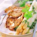 Spargel mit Mandelpiccata
