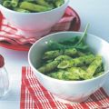 Penne mit Nuss-Spinat-Pesto