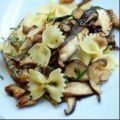 Farfalle mit Shiitakepilzen