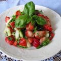 Salat: Gurken-Erdbeer-Salat