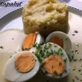 Eier in Senfsauce