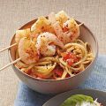 Knoblauch-Garnelen mit Spaghetti