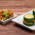 [Low Carb] Zucchiniturm gefüllt mit Möhren,[...]