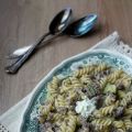 Pasta in cremiger Hack-Zucchini-Soße